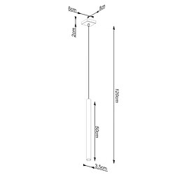 Acheter Sollux Lampe suspendue Noraaeen 1 béton
