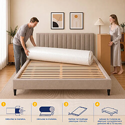 Acheter RATTANTREE Matelas mixte 140×200×25 cm