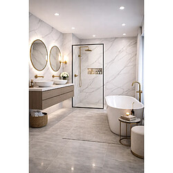 Protocole Home PS103 - Calacatta - 122 x 260 cm pas cher
