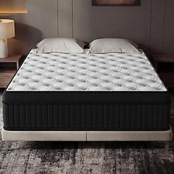 DEWINNER Matelas Ressorts Ensachés 140x190 cm Accueil mémoire de forme ép.30 cm pas cher