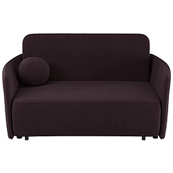 SELSEY - Canapé Paxi - 165 cm - Violet pas cher