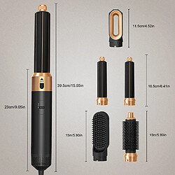 ByteLike Noir Brosse soufflante 5 en 1 multifonction pas cher