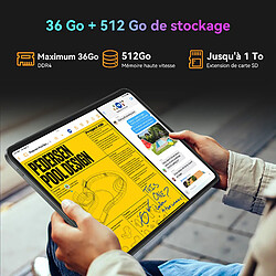 VANWIN Tablette 14" FHD+ 4G LTE - 36Go+512Go - Android 16 - Snapdragon 888 - WiFi - Clavier pas cher