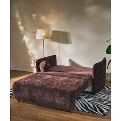 Avis SELSEY - Canapé Paxi - 165 cm - Violet