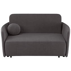 SELSEY - Canapé Paxi - 165 cm - Brun-gris pas cher
