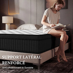 Acheter DEWINNER Matelas Ressorts Ensachés 120x190 cm Accueil mémoire de forme ép.30 cm
