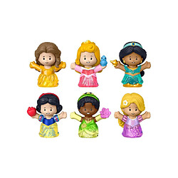 Fisher Price Fisher-Price Little People Shimmer Princesses Disney - Lot de 6 figurines lumineuses pas cher