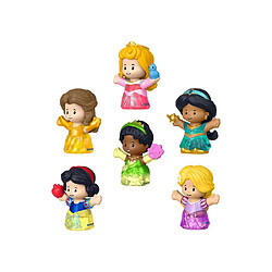 Avis Fisher Price Fisher-Price Little People Shimmer Princesses Disney - Lot de 6 figurines lumineuses
