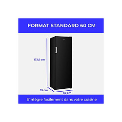 Continental Edison CEF1D331STB - Réfrigérateur 1 porte 333 L - Noir pas cher