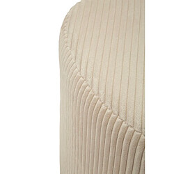 Avis Mauro Ferretti Pouf en forme de cœur en tissu effet peluche crème, 49 x 45 x 42 cm