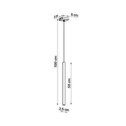 Acheter Sollux Lampe suspendue Noraaeen 1 chrome