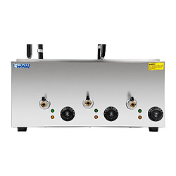 Acheter Royal Catering Cuiseur à pâtes pour la cuisson des pâtes et des gnocchis au bain-marie, 3 compartiments avec robinets