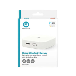 Nedis Hub Domotique Mini USB-C avec Connectivité Zigbee 3.0 pour 50 Capteurs Blanc pas cher