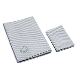 Avis Force Glass Pack de 2 Lingettes Microfibres Nettoyante et Lavable Gris