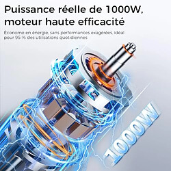 Acheter YASHE Mixeur plongeant, 1000 W, set 5-en-1, 6 vitesses, noir
