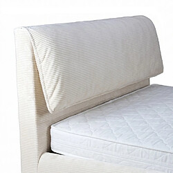 Acheter Le Quai Des Affaires ENSEMBLE LIT COFFRE 140x190cm CORDOBA + 1 MATELAS IRIS / BEIGE