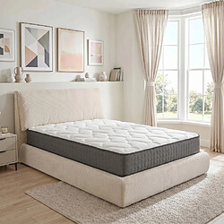 Le Quai Des Affaires ENSEMBLE LIT COFFRE 160x200cm CORDOBA + 1 MATELAS CARLTON/ BEIGE pas cher