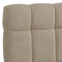 Avis Le Quai Des Affaires Lit coffre 180x200 cm ELIAS + sommier / Beige