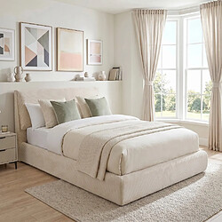 Avis Le Quai Des Affaires LIT COFFRE 160x200cm CORDOBA + 1 SOMMIER / BEIGE