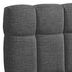 Avis Le Quai Des Affaires Lit coffre 160x200 cm ELIAS + sommier / Gris foncé