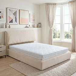Avis Le Quai Des Affaires ENSEMBLE LIT COFFRE 140x190cm CORDOBA + 1 MATELAS IRIS / BEIGE