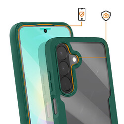 Acheter Avizar Coque Intégrale pour Galaxy A27 avec Dos Magnétique et Protection 360° Vert