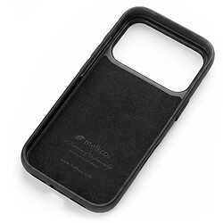 Melkco Coque pour iPhone 17 Pro Renforcée en Cuir Grainé avec Bords Surélevés Rouge pas cher