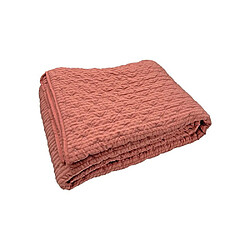 Toison d'Or Rose Poudré - Duvet microfibre matelassé 140 x 160 cm pas cher