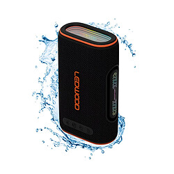 Avis Ledwood Enceinte Bluetooth Portable Xplor150 10W RMS Étanche IPX6 avec LED d'Ambiance Noir