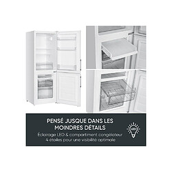 Severin DT8770 - Réfrigérateur congélateur compact 2 portes - Congélateur bas - 173 L - Blanc pas cher