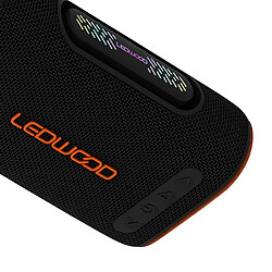 Acheter Ledwood Enceinte Bluetooth Portable Xplor150 10W RMS Étanche IPX6 avec LED d'Ambiance Noir
