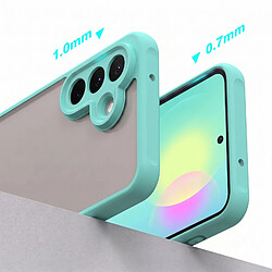 Acheter Avizar Coque pour Galaxy A27 avec Dos Givré et Contours Renforcés Antichoc Vert pâle