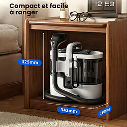 Teendow Shampouineuse canape 4 en 1 de 16000 Pa 1 800 W - vapeur = 100 °C-deux réservoirs d'eau pas cher