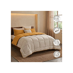 Acheter Toison D'Or TOISON D’OR CALGARY - Couette chaude 400 g/m² - Réversible Miel & Galet - 220 x 240 cm