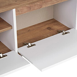 Acheter Hanah Home Meuble TV en bois - 160 x 30 x 42 cm - Blanc