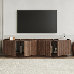 Acheter Hanah Home Meuble TV en bois - 180 x 35 x 46 cm - Noyer Milano