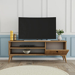 Acheter Hanah Home Meuble TV en bois - 120 x 29 x 44 cm - Beige