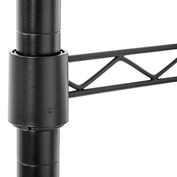 Avis Royal Catering Penderie métallique, 2 étagères, 2 cintres, 120 x 45 x 180 cm, jusqu'à 200 kg