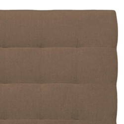 Acheter Tête de Lit Carrée Tribu Taupe 120 x 200 cm Hauteur 120 cm Indream
