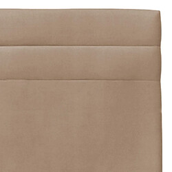 Acheter Tête de Lit à 2 Lignes Milano Taupe 120 x 200 cm Hauteur 120 cm Indream