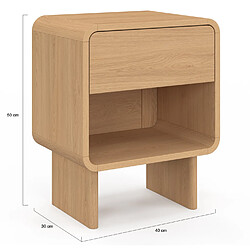 Acheter Idmarket Lot de 2 tables de chevet