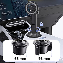 Avis Avizar Support Voiture Magnétique pour Smartphone sur Porte-Gobelet Rotative 360° Noir