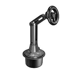 Avizar Support Voiture Magnétique pour Smartphone sur Porte-Gobelet Rotative 360° Noir pas cher
