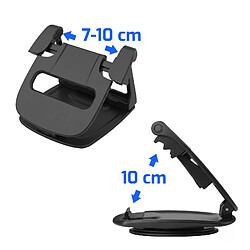 Acheter Avizar Support Voiture Ventouse pour Smartphone sur Tableau de Bord Design Pliable Noir