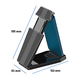 Avizar Support Voiture pour Smartphone / Tablette Effet Fibre de Carbone Extensible Noir pas cher