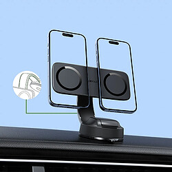 Acheter Acefast Support Voiture pour Smartphone avec Double Plaque Magnétique Orientable 360° Noir
