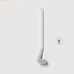 Inf Brosse WC à tête golf - 41 cm - Blanc pas cher
