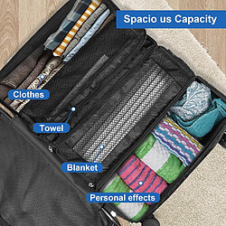 INF Sac de rangement de voyage pliable et spacieux Black pas cher