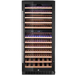 Hendi Cave à vin à 2 zones, capacité de 124 bouteilles, 265 litres, dimensions 570 x 595 x 1400 mm pas cher
