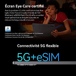 Avis Tablette - XIAOMI - REDMI Pad 2 Pro 5G - Écran 12,1" 2,5K - 128 Go - Processeur 4 nm